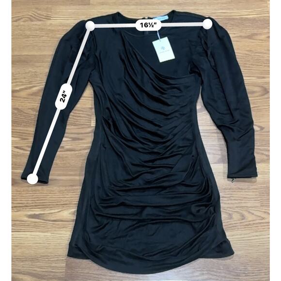 ANINE BING classic black cocktail Alaia Dress size Medium - Picture 6 of 15